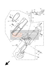 5RNE46020100, Exhaust Pipe Comp., Yamaha, 0